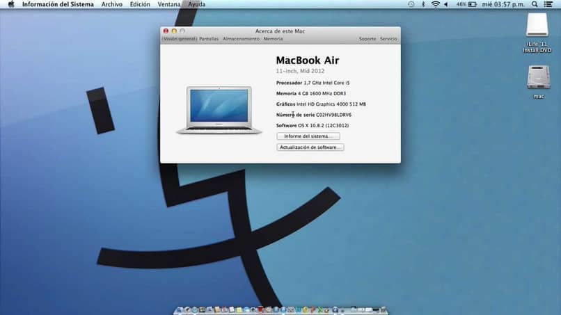 Informations système Mac