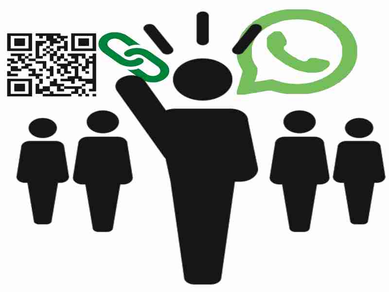 partager le code qr et le lien WhatsApp avec les autres