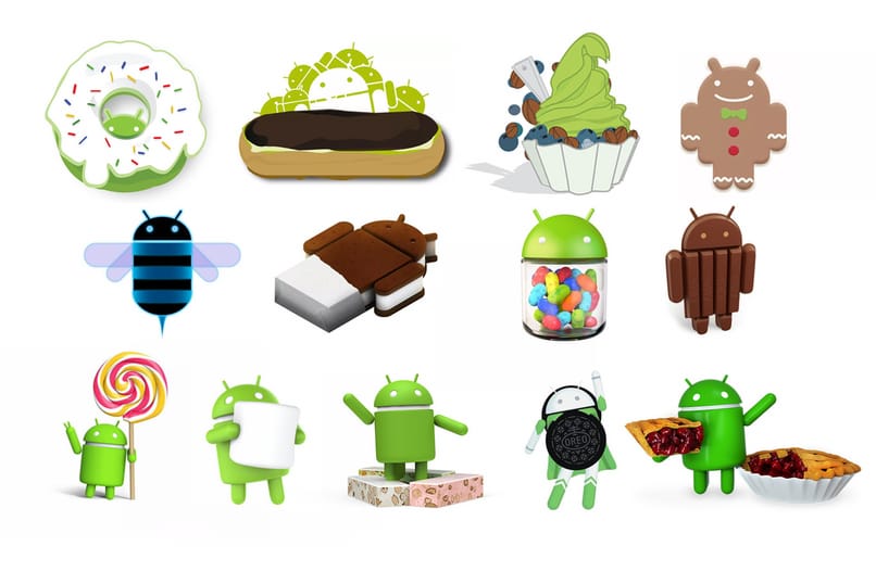 logos des versions Android