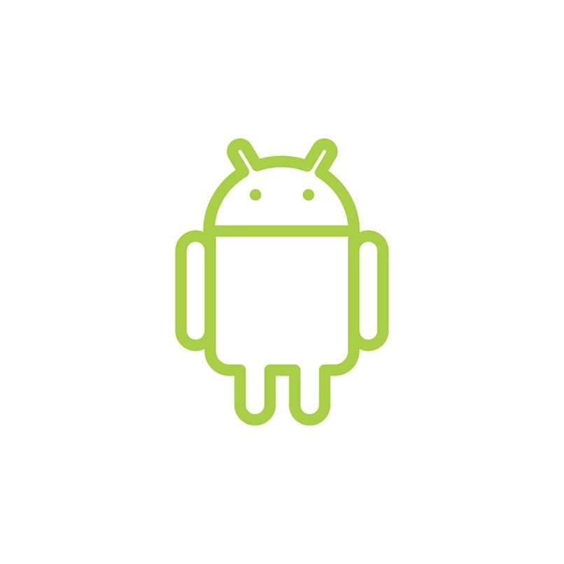 icône android verte