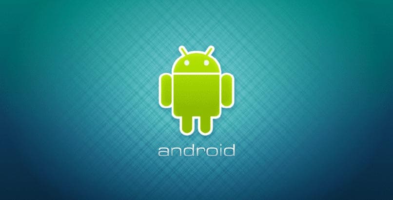 logo android avec fond de texture
